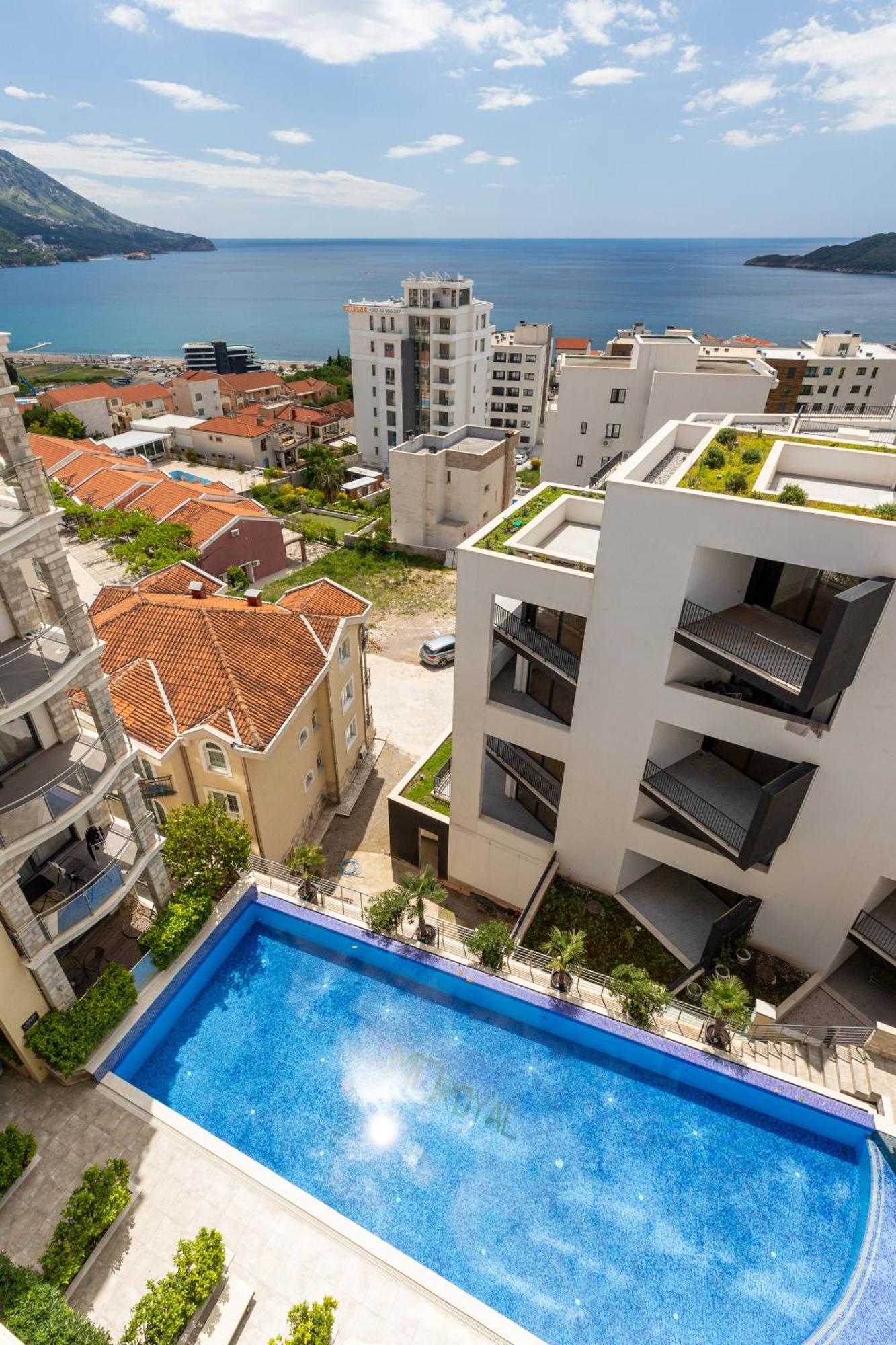 Modern Top Floor Sea View 3Br With Pools, Spa & Fitness Бечичі Екстер'єр фото