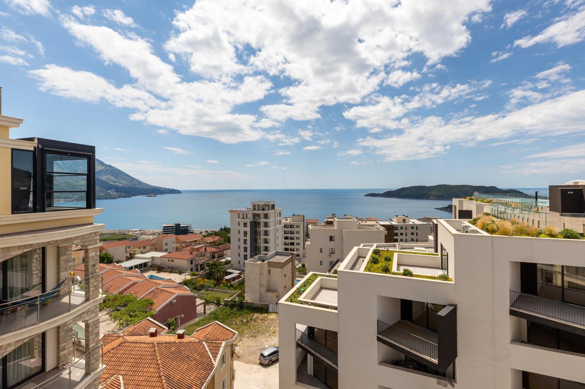 Modern Top Floor Sea View 3Br With Pools, Spa & Fitness Бечичі Екстер'єр фото