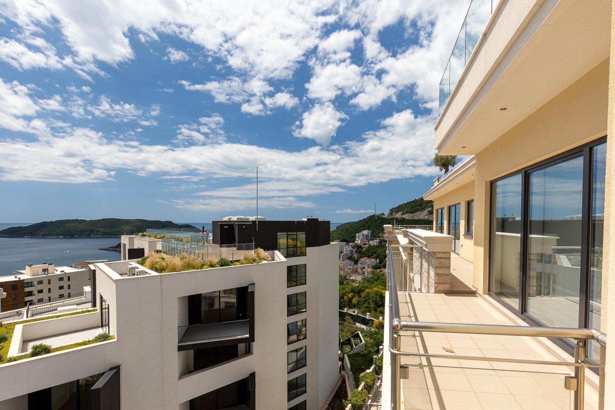 Modern Top Floor Sea View 3Br With Pools, Spa & Fitness Бечичі Екстер'єр фото