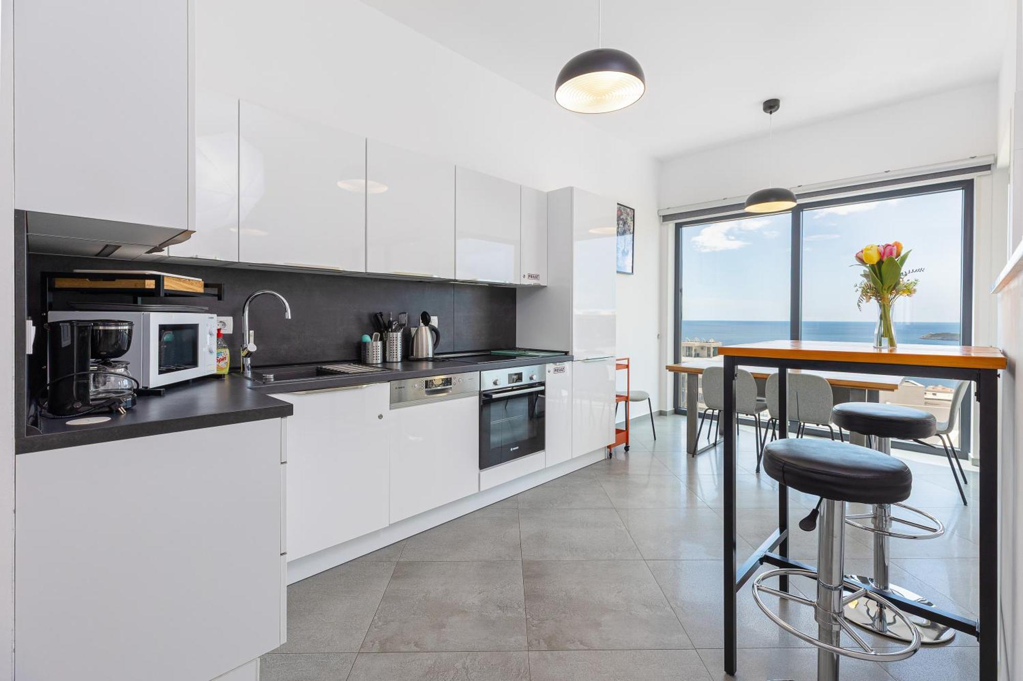 Modern Top Floor Sea View 3Br With Pools, Spa & Fitness Бечичі Екстер'єр фото