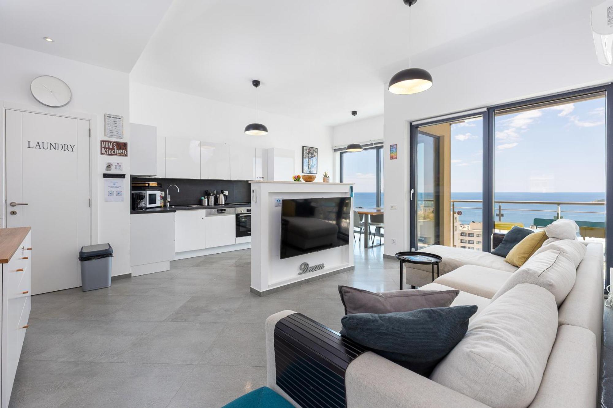 Modern Top Floor Sea View 3Br With Pools, Spa & Fitness Бечичі Екстер'єр фото
