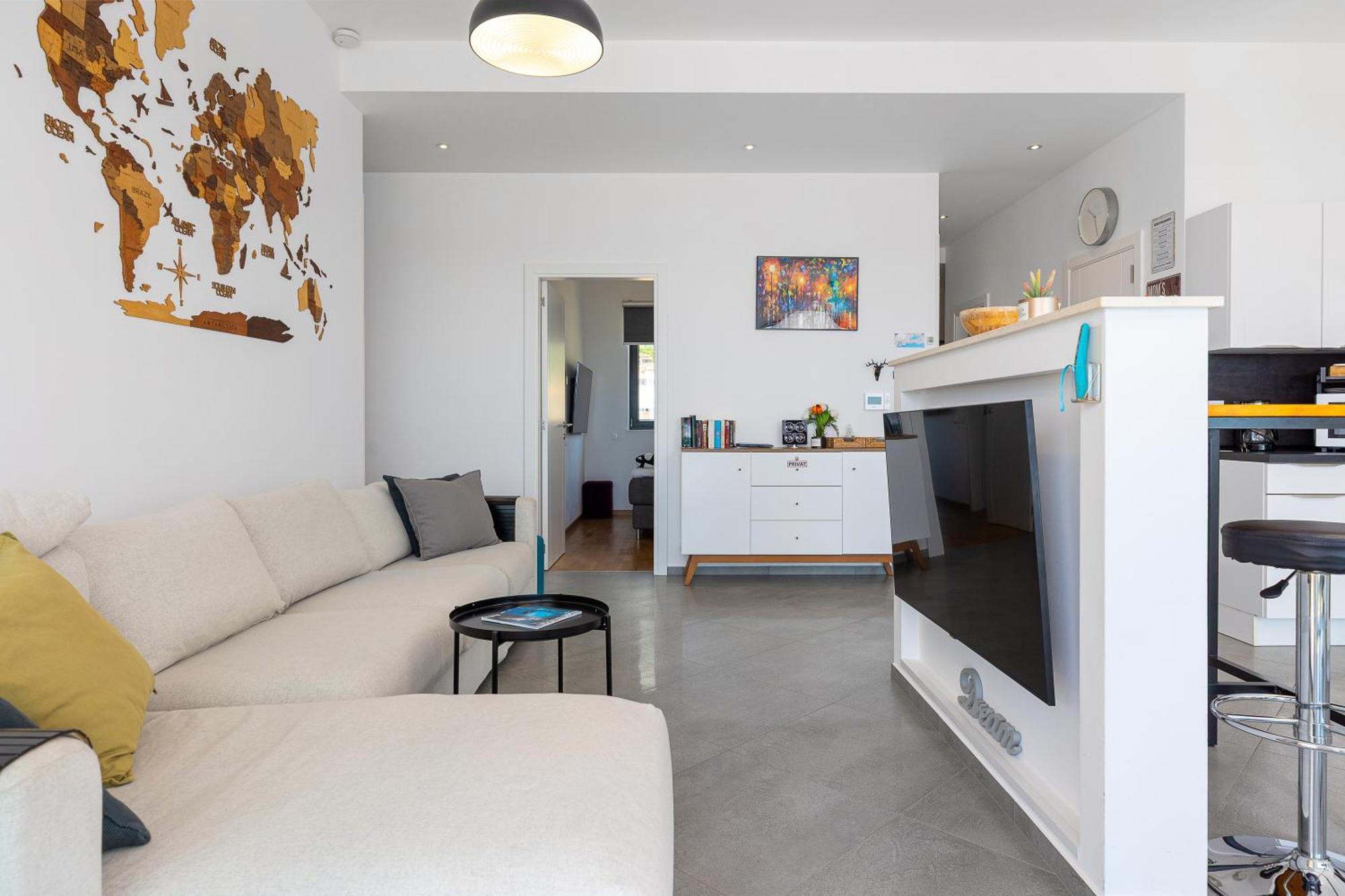 Modern Top Floor Sea View 3Br With Pools, Spa & Fitness Бечичі Екстер'єр фото